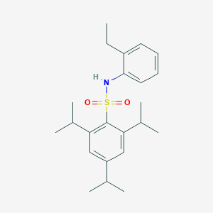 molecular formula C23H33NO2S B401440 N-(2-ethylphenyl)-2,4,6-triisopropylbenzenesulfonamide 
