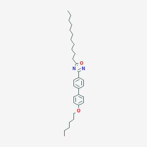 3-[4'-(Hexyloxy)[1,1'-biphenyl]-4-yl]-5-undecyl-1,2,4-oxadiazole