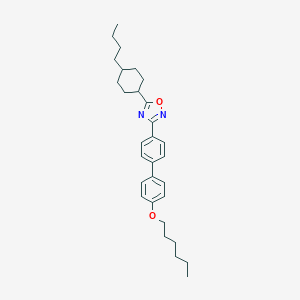 molecular formula C30H40N2O2 B401450 5-(4-Butylcyclohexyl)-3-[4'-(hexyloxy)biphenyl-4-yl]-1,2,4-oxadiazole 
