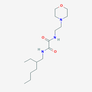 molecular formula C16H31N3O3 B4014526 N-(2-ethylhexyl)-N'-[2-(4-morpholinyl)ethyl]ethanediamide 