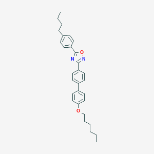 molecular formula C30H34N2O2 B401454 5-(4-Butylphenyl)-3-[4'-(hexyloxy)biphenyl-4-yl]-1,2,4-oxadiazole 
