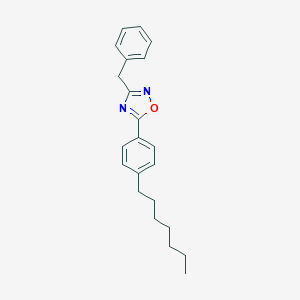 3-Benzyl-5-(4-heptylphenyl)-1,2,4-oxadiazole