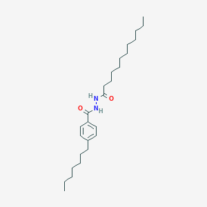 molecular formula C26H44N2O2 B401466 N'-dodecanoyl-4-heptylbenzohydrazide 