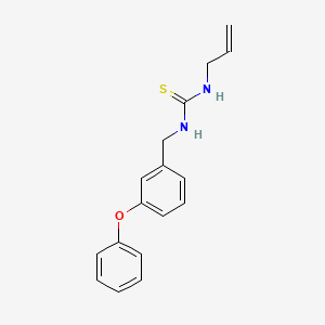 molecular formula C17H18N2OS B4014732 N-allyl-N'-(3-phenoxybenzyl)thiourea 
