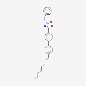 molecular formula C29H32N2O B401477 5-(4'-Octyl[1,1'-biphenyl]-4-yl)-3-(phenylmethyl)-1,2,4-oxadiazole 