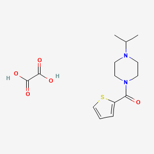 molecular formula C14H20N2O5S B4014923 1-isopropyl-4-(2-thienylcarbonyl)piperazine oxalate 