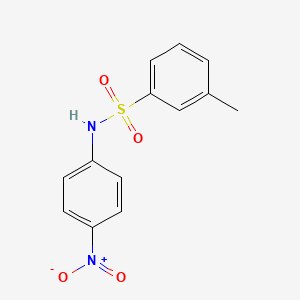 molecular formula C13H12N2O4S B4015061 3-methyl-N-(4-nitrophenyl)benzenesulfonamide 