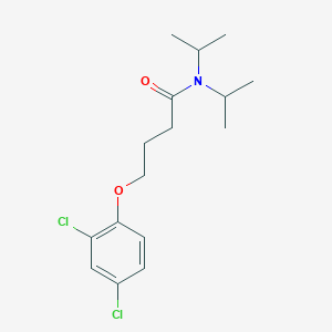 molecular formula C16H23Cl2NO2 B401509 4-(2,4-dichlorophenoxy)-N,N-di(propan-2-yl)butanamide 