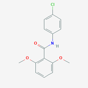 molecular formula C15H14ClNO3 B401511 N-(4-chlorophenyl)-2,6-dimethoxybenzamide 