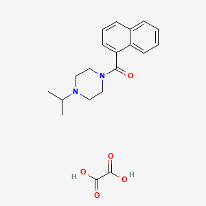 molecular formula C20H24N2O5 B4015465 1-isopropyl-4-(1-naphthoyl)piperazine oxalate 