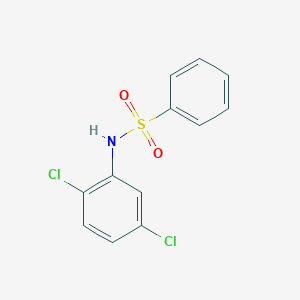 molecular formula C12H9Cl2NO2S B401549 N-(2,5-dichlorophenyl)benzenesulfonamide CAS No. 107342-08-5
