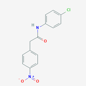 N-(4-chlorophenyl)-2-(4-nitrophenyl)acetamide