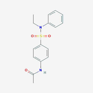 N-[4-[ethyl(phenyl)sulfamoyl]phenyl]acetamide