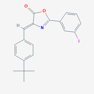 molecular formula C20H18INO2 B401578 4-(4-tert-Butyl-benzylidene)-2-(3-iodo-phenyl)-4H-oxazol-5-one 