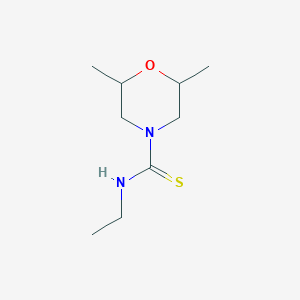 molecular formula C9H18N2OS B4016013 N-ethyl-2,6-dimethyl-4-morpholinecarbothioamide 