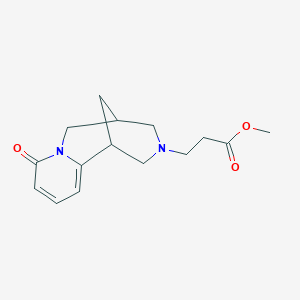 molecular formula C15H20N2O3 B4016035 methyl 3-(6-oxo-7,11-diazatricyclo[7.3.1.0~2,7~]trideca-2,4-dien-11-yl)propanoate 