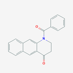 molecular formula C20H15NO2 B401605 1-Benzoyl-2,3-dihydrobenzo[g]quinolin-4-one CAS No. 22615-09-4