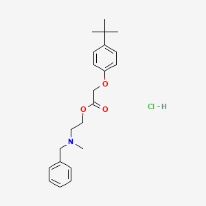 molecular formula C22H30ClNO3 B4016100 2-[benzyl(methyl)amino]ethyl (4-tert-butylphenoxy)acetate hydrochloride 