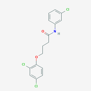molecular formula C16H14Cl3NO2 B401611 N-(3-chlorophenyl)-4-(2,4-dichlorophenoxy)butanamide 