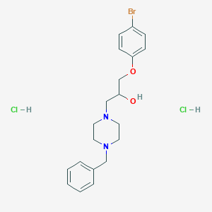 molecular formula C20H27BrCl2N2O2 B4016153 1-(4-benzyl-1-piperazinyl)-3-(4-bromophenoxy)-2-propanol dihydrochloride 