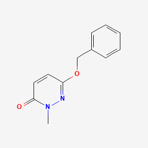 molecular formula C12H12N2O2 B4016227 6-(benzyloxy)-2-methyl-3(2H)-pyridazinone 
