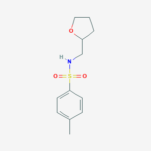 molecular formula C12H17NO3S B401627 4-methyl-N-(tetrahydro-2-furanylmethyl)benzenesulfonamide 