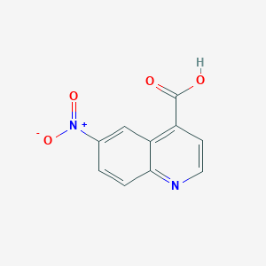molecular formula C10H6N2O4 B401637 6-硝基-4-喹啉甲酸 CAS No. 854861-07-7