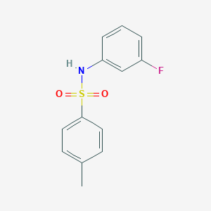 molecular formula C13H12FNO2S B401652 N-(3-fluorophenyl)-4-methylbenzenesulfonamide 