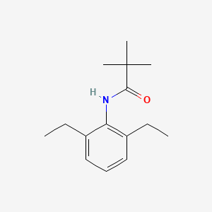 molecular formula C15H23NO B4016586 N-(2,6-diethylphenyl)-2,2-dimethylpropanamide 