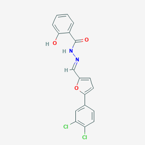 N'-{[5-(3,4-dichlorophenyl)-2-furyl]methylene}-2-hydroxybenzohydrazide