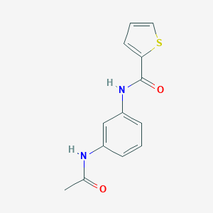 molecular formula C13H12N2O2S B401676 N-(3-acetamidophenyl)thiophene-2-carboxamide 