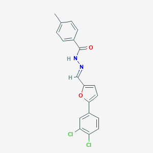 N'-{[5-(3,4-dichlorophenyl)-2-furyl]methylene}-4-methylbenzohydrazide