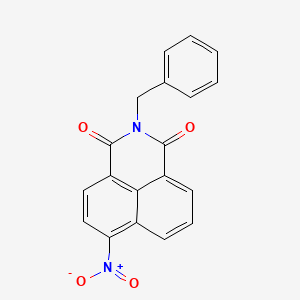 molecular formula C19H12N2O4 B4016907 2-benzyl-6-nitro-1H-benzo[de]isoquinoline-1,3(2H)-dione 