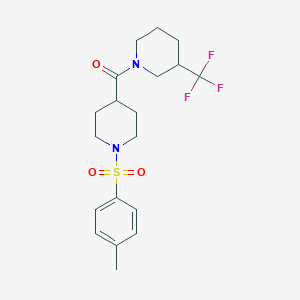 1-({1-[(4-methylphenyl)sulfonyl]-4-piperidinyl}carbonyl)-3-(trifluoromethyl)piperidine