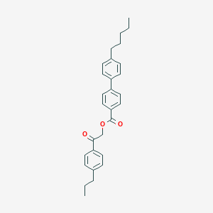 molecular formula C29H32O3 B401710 2-Oxo-2-(4-propylphenyl)ethyl 4'-pentyl[1,1'-biphenyl]-4-carboxylate 