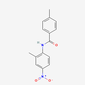 molecular formula C15H14N2O3 B4017124 4-methyl-N-(2-methyl-4-nitrophenyl)benzamide 