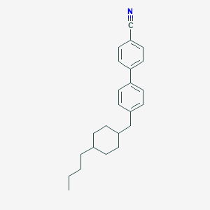 molecular formula C24H29N B401730 4'-[(4-Butylcyclohexyl)methyl][1,1'-biphenyl]-4-carbonitrile 