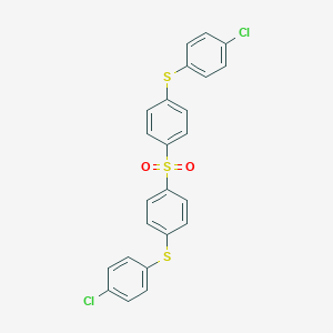 1-[(4-chlorophenyl)sulfanyl]-4-({4-[(4-chlorophenyl)sulfanyl]phenyl}sulfonyl)benzene