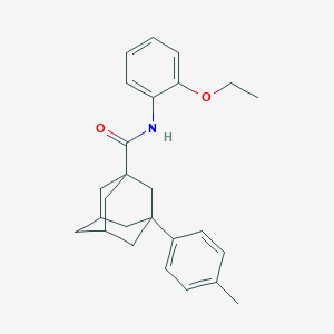molecular formula C26H31NO2 B4017474 N-(2-ethoxyphenyl)-3-(4-methylphenyl)-1-adamantanecarboxamide 