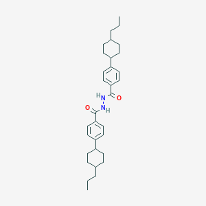 molecular formula C32H44N2O2 B401748 4-(4-propylcyclohexyl)-N'-[4-(4-propylcyclohexyl)benzoyl]benzohydrazide 