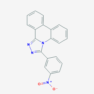 molecular formula C20H12N4O2 B401754 3-{3-Nitrophenyl}[1,2,4]triazolo[4,3-f]phenanthridine CAS No. 214193-55-2