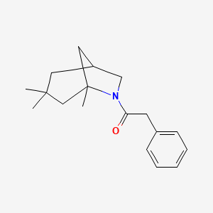 3,3,5-trimethyl-6-(phenylacetyl)-6-azabicyclo[3.2.1]octane