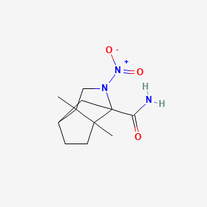molecular formula C11H17N3O3 B4017808 6,7-dimethyl-4-nitro-4-azatricyclo[4.3.0.0~3,7~]nonane-3-carboxamide 