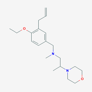molecular formula C20H32N2O2 B4018061 (3-allyl-4-ethoxybenzyl)methyl(2-morpholin-4-ylpropyl)amine 