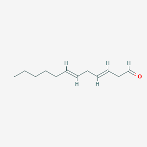 molecular formula C12H20O B040181 (3E,6E)-dodeca-3,6-dienal CAS No. 115422-60-1