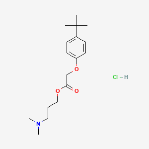 molecular formula C17H28ClNO3 B4018411 3-(dimethylamino)propyl (4-tert-butylphenoxy)acetate hydrochloride 