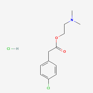 molecular formula C12H17Cl2NO2 B4018454 2-(dimethylamino)ethyl (4-chlorophenyl)acetate hydrochloride 