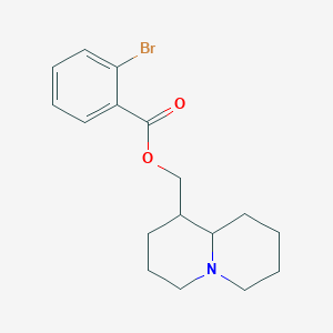 molecular formula C17H22BrNO2 B4018461 octahydro-2H-quinolizin-1-ylmethyl 2-bromobenzoate 