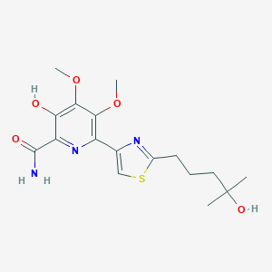 molecular formula C17H23N3O5S B040188 Karnamicin B3 CAS No. 122535-53-9