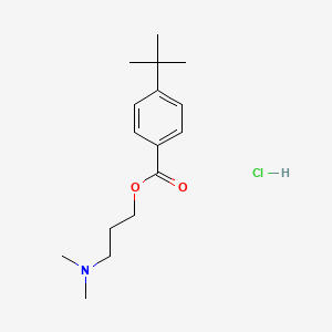molecular formula C16H26ClNO2 B4018931 3-(dimethylamino)propyl 4-tert-butylbenzoate hydrochloride 